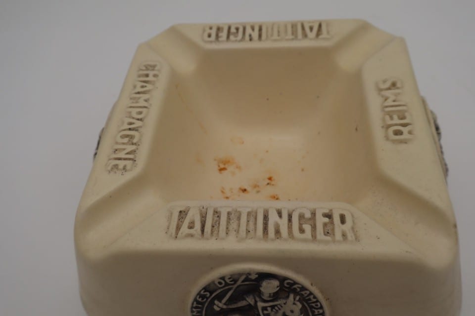 Ancien cendrier publicitaire Taittinger Champagne Reims – Comtes de Champagne — photo 8