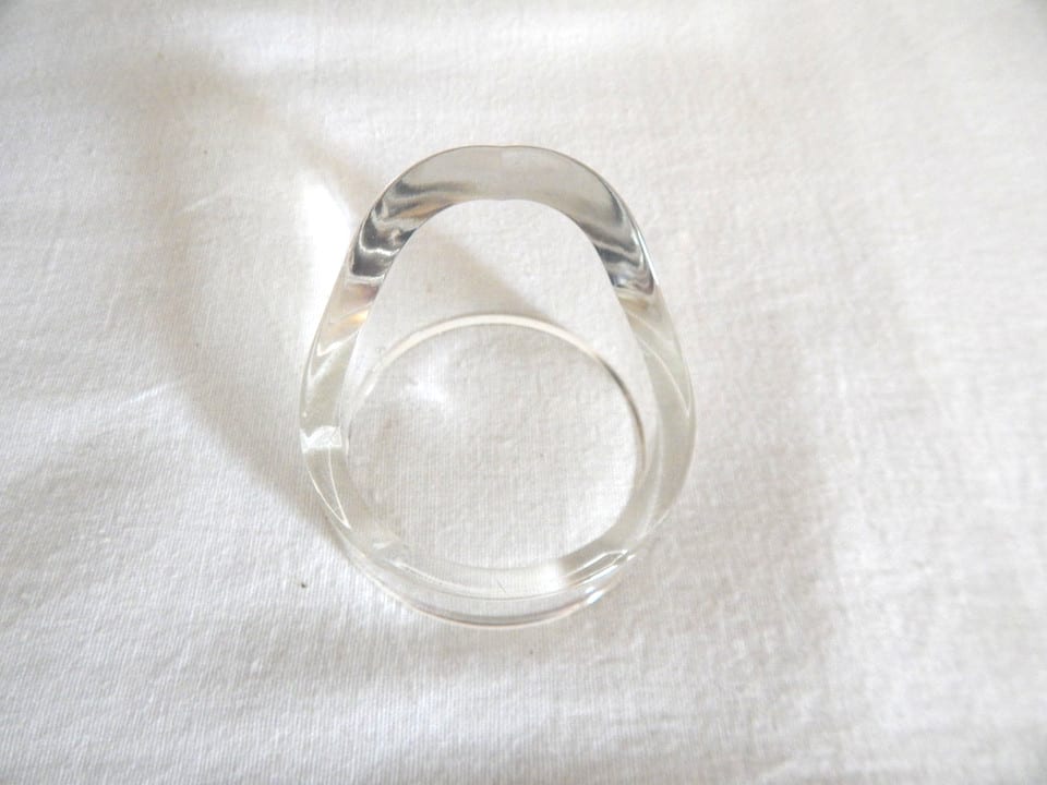 ANCIEN Camée  Presse-papier en CRISTAL BACCARAT " Napoléon I " Signé — photo 3