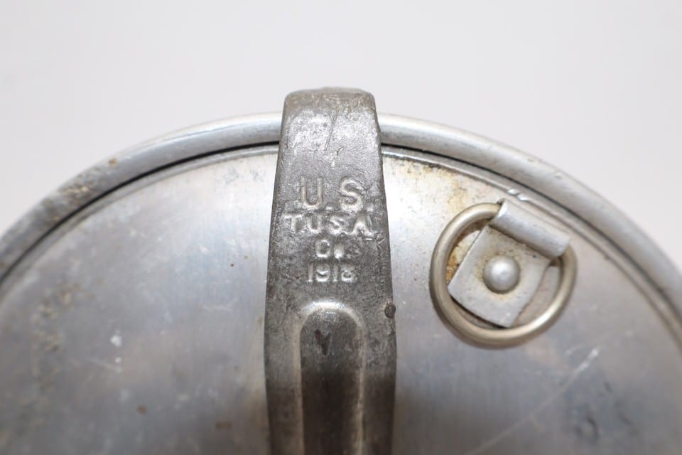 Gamelle US Army WW1 datée 1918 – marquage U.S. – Première Guerre mondiale — photo 5
