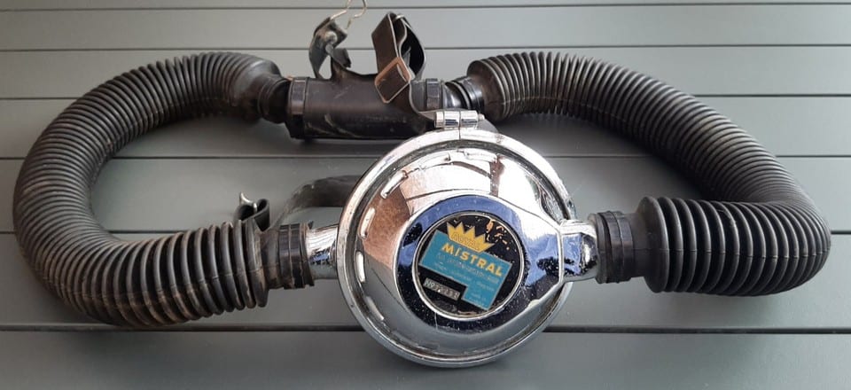 Détendeur Plongée vintage ROYAL MISTRAL Spirotechnique Cousteau Gagnan ORIGINAL