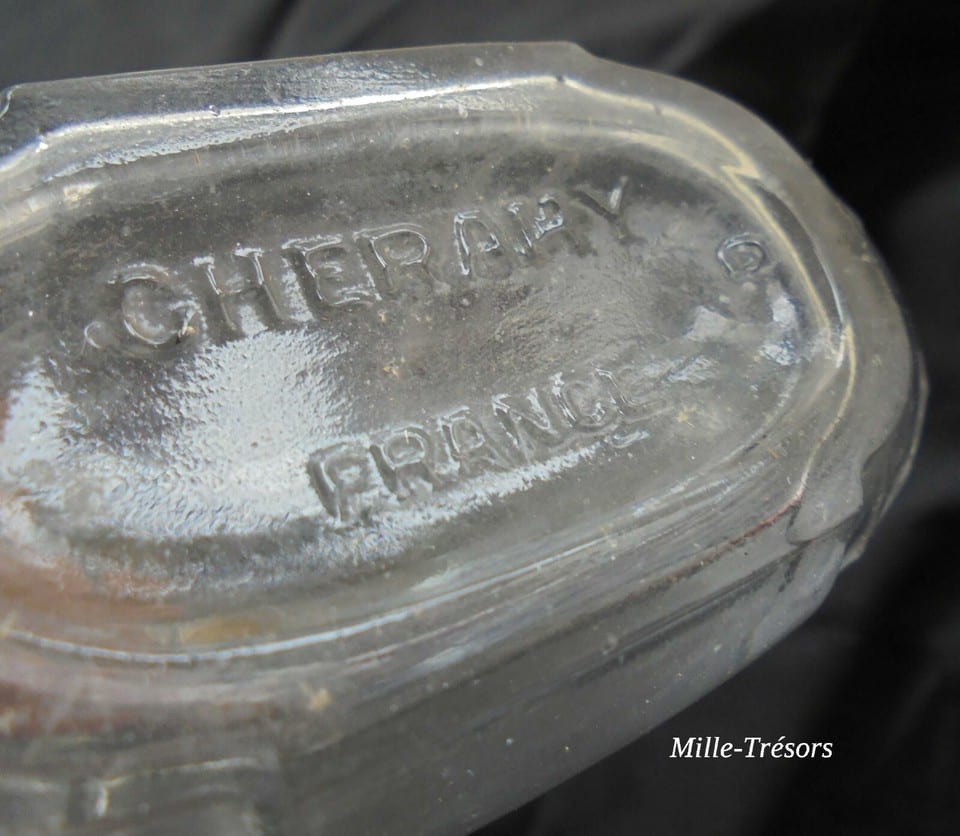 Ancien Flacon signé CHERAMY France - Eau de Cologne Le Jasmin ou Offrande (VIDE) — foto 3