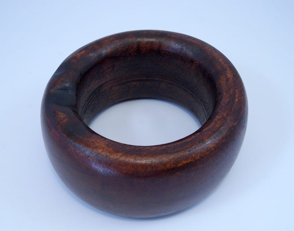 Forme à chapeau ancienne en bois french antique wood hat block mode marotte — foto 2