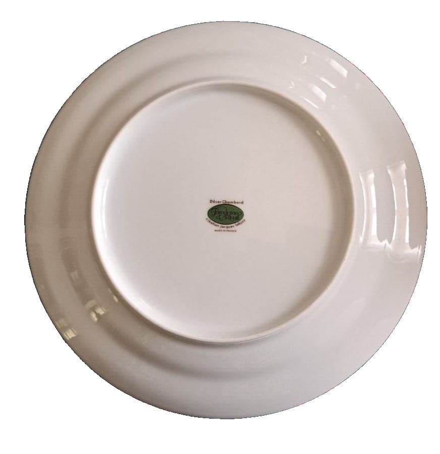 assiette porcelaine d'Auteuil décor Chambord  Diam 24 h 2.5cm le lapin — photo 2
