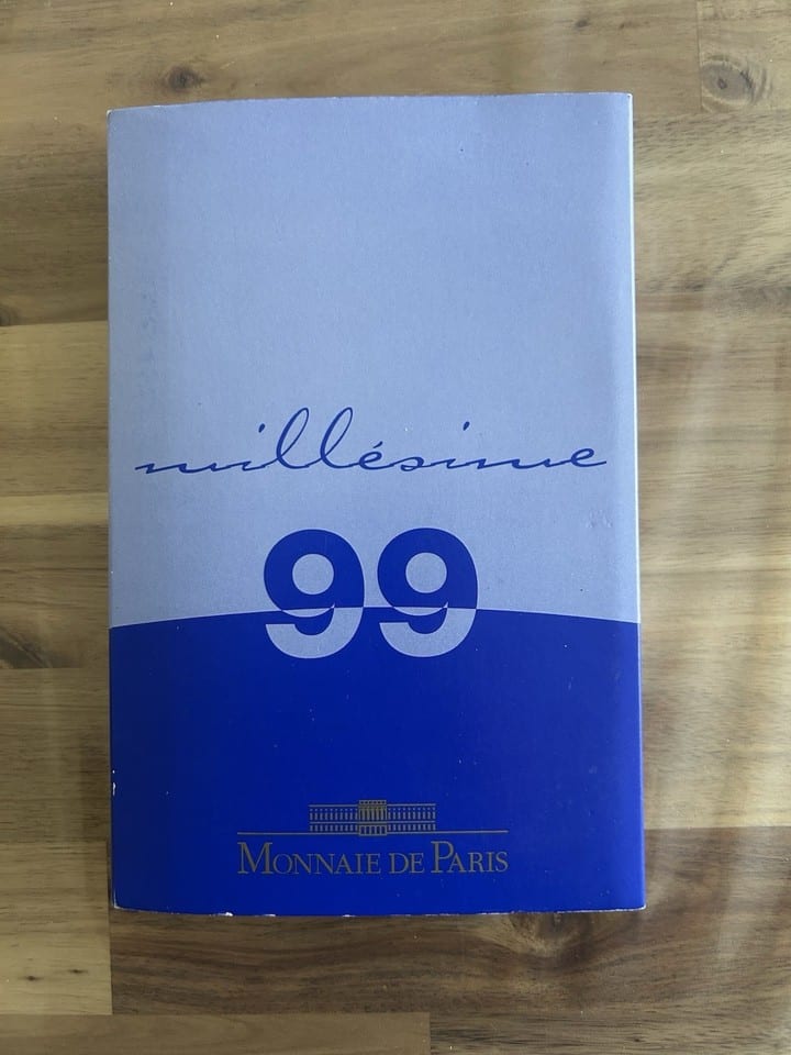 Coffret BE France  Euros 1999
