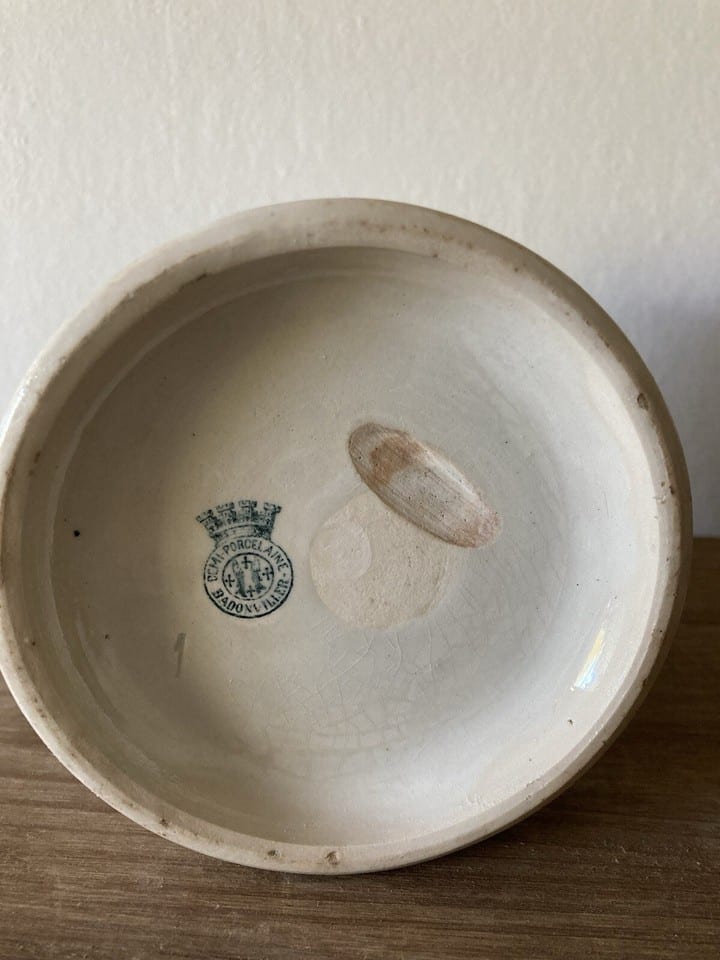 Pot en grès confiture Félix Potin années 30/40 — foto 3