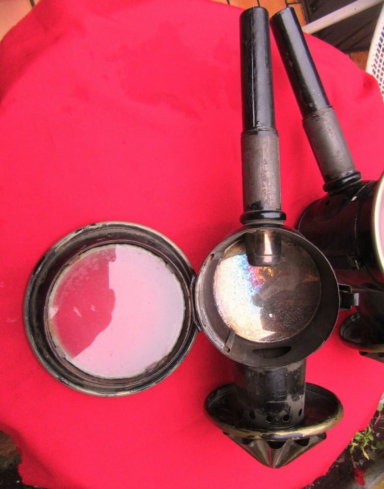 paire de lanternes de calèche à bougie anciennes ( hippomobile) — photo 5