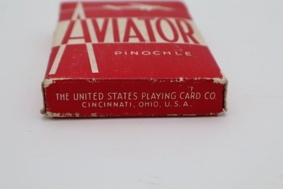 Ancien jeu de cartes Aviator Pinochle n°918 – USA – période WW2 / années 1940 — photo 5
