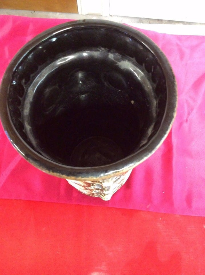 Vase année 60 vintage haut 30 diam 14 cm — photo 3