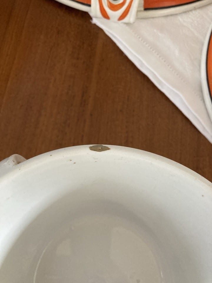 5 bols gigogne républicains avec oreilles et bec verseur Creil Montereau XIXème — photo 6