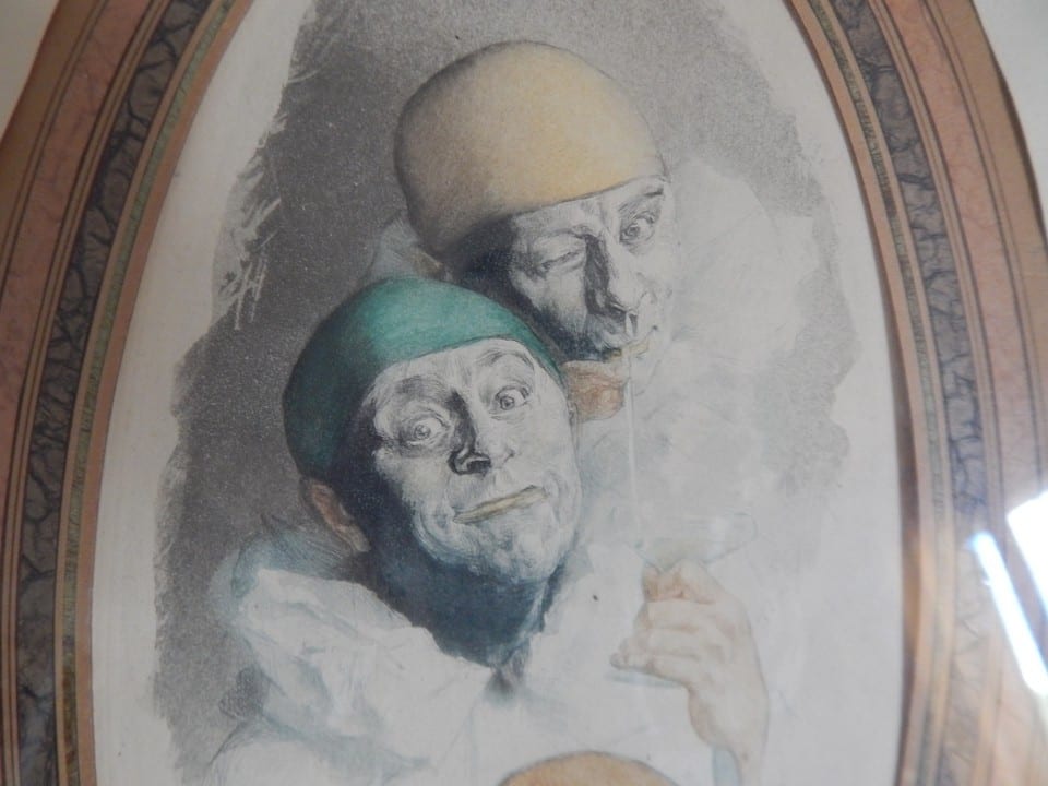 ANCIENNE GRAVURE Clowns Signée Armand Henrion — photo 5