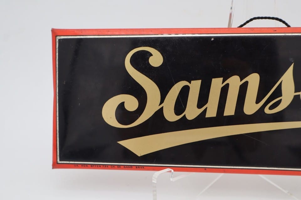 Plaque Glacoïde publicitaire Samson – Vers 1970 – Vintage — photo 3