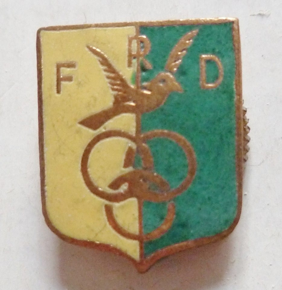 insigne FRD FOOTBALL CLUB ASSOCIATION SPORTIVE F.D. émail ORIGINAL France