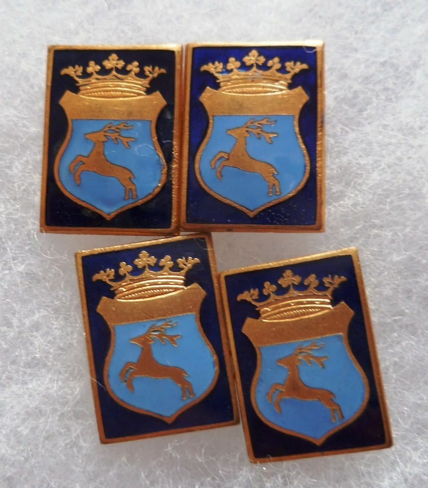 Boutons de Manchette insigne Aviso Colonial D'ENTRECASTEAUX 1933-1948 Marine — photo 3
