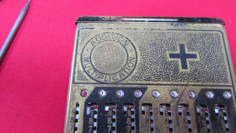 ancienne machine a calculer addiator avec sa notice — foto 8