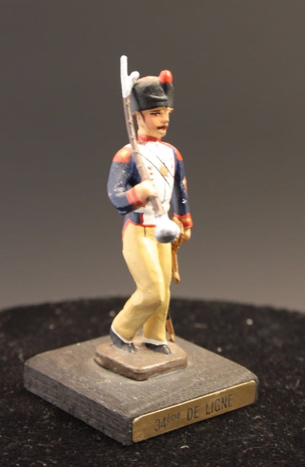 CBG Mignot soldat de plomb 1er Empire 34 ème de ligne tambour — Foto 3