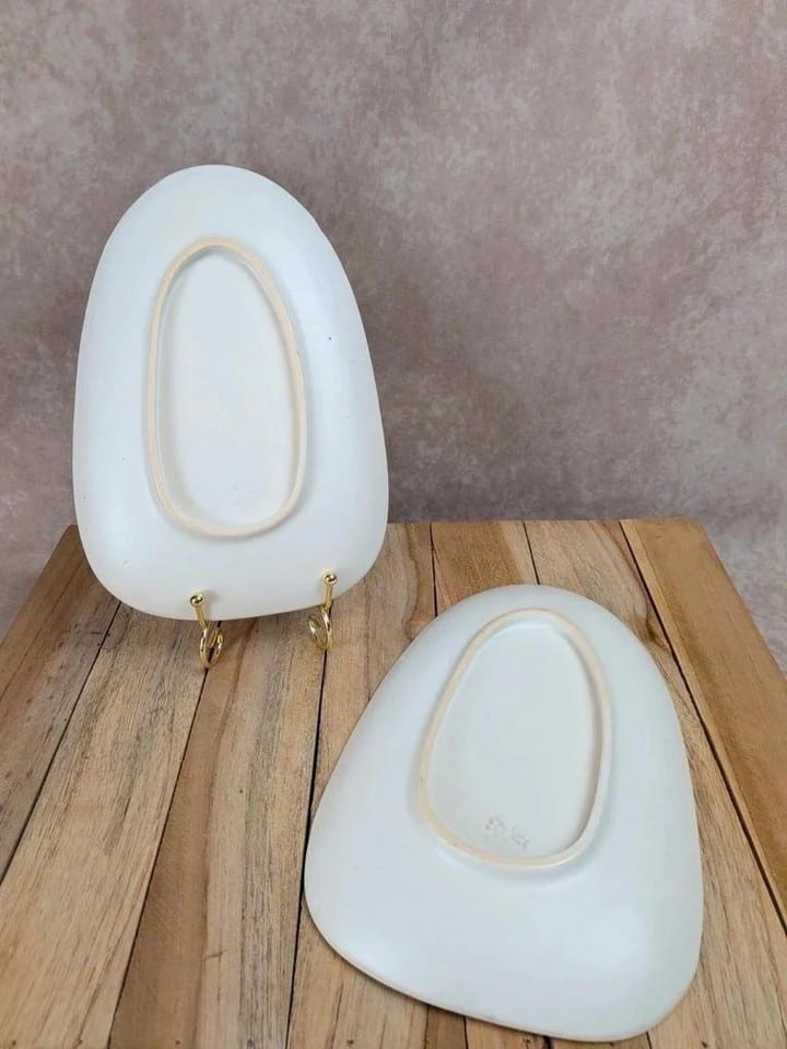 Lot de 2 raviers vintage Niderviller – années 70 – style Capron Vallauris — photo 4