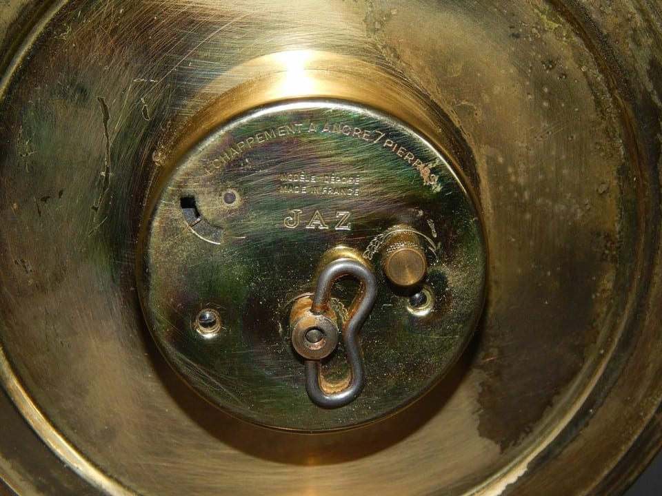 ANCIENNE Pendule JAZ en LAITON — photo 5