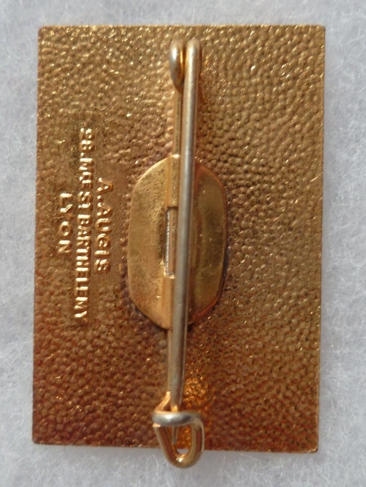 Insigne Marine Patrouilleur GRENADIER 1944/1958 émail Augis ORIGINAL France — photo 2