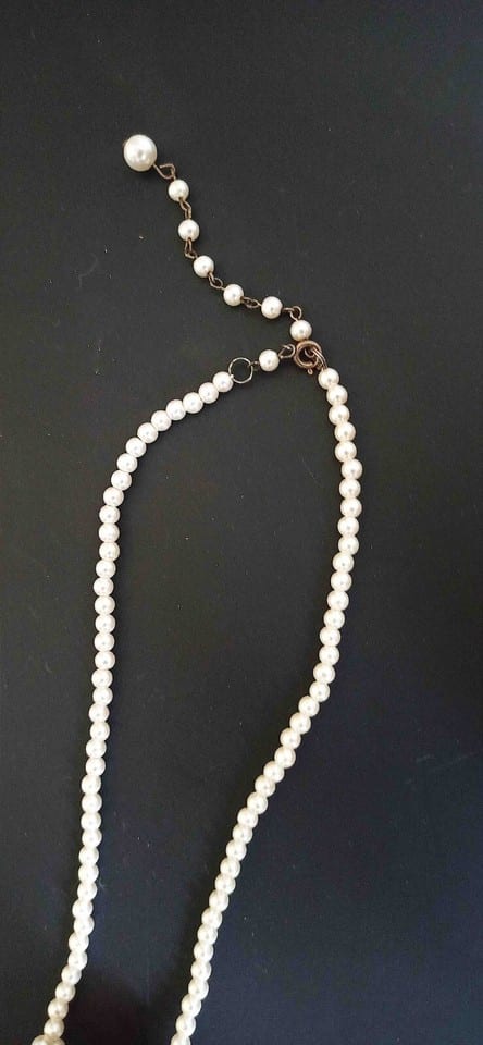 Collier cravate en perles — photo 6