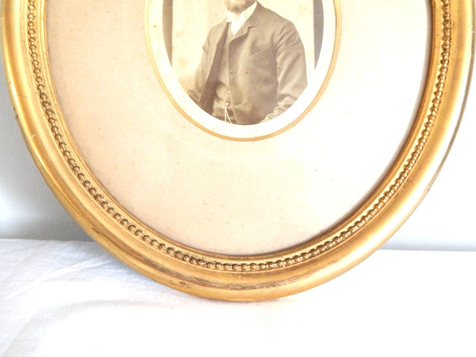 2 ANCIENS Cadres à photos en BOIS Décor Noeud Style LOUIS XVI — photo 5