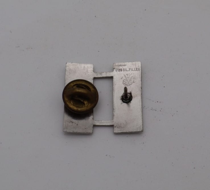 Insigne grade Capitaine US Army WW2 – Captain bars – 1/20 Silver Filled — photo 3