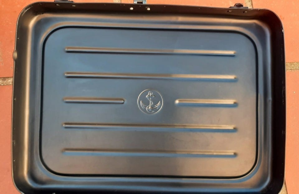 Rare Valise AVEC CODE Marine Nationale vintage 1990 Aluminium ORIGINAL MN France — foto 7
