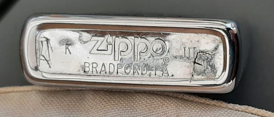 1987 BRIQUET ZIPPO BDC TRIEUX CEP Mururoa Tahiti Porte Hélicoptères ORIGINAL — photo 4
