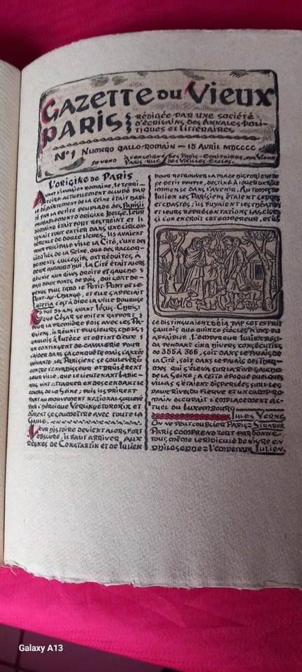 La Gazette du Vieux Paris. N° 1 à 14. par Robida Jules Verne Maurice Barres etc. — photo 3