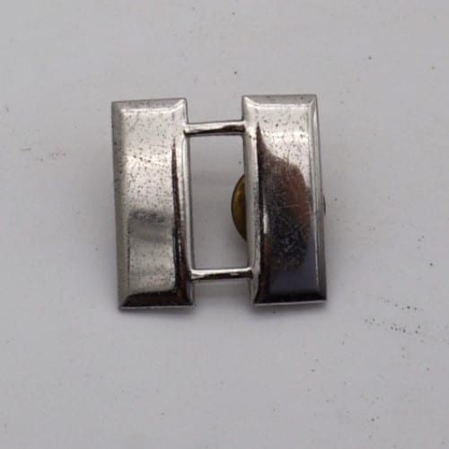 Insigne grade Capitaine US Army WW2 – Captain bars – 1/20 Silver Filled — photo 2