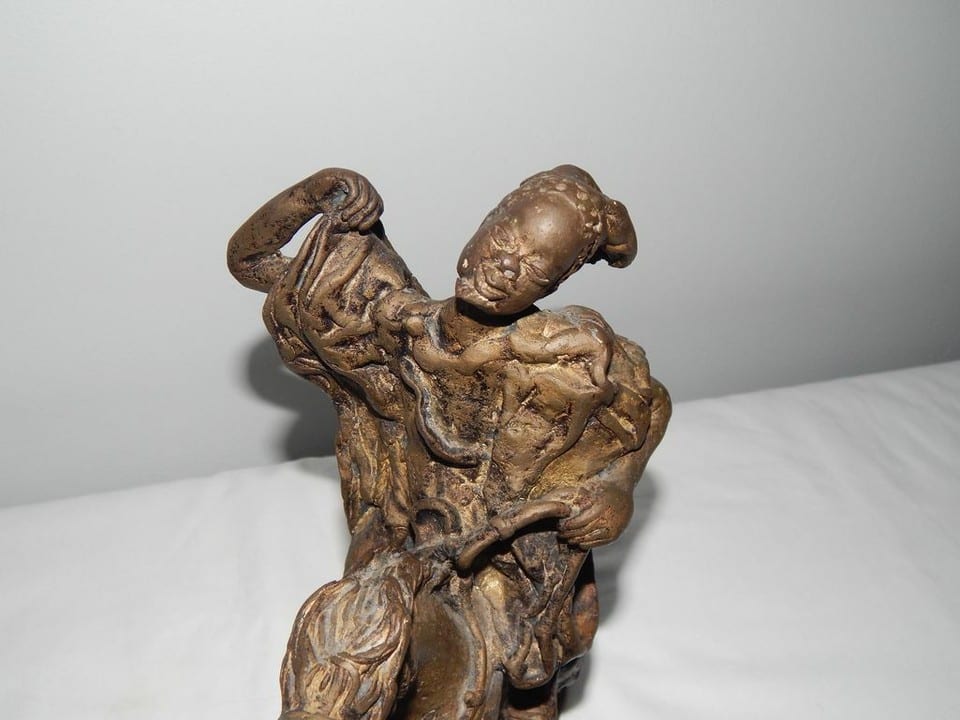 AUTHENTIQUE et ANCIENNE Sculpture en BRONZE RHV de DERME MOROU à OUGADOUGOU — photo 6