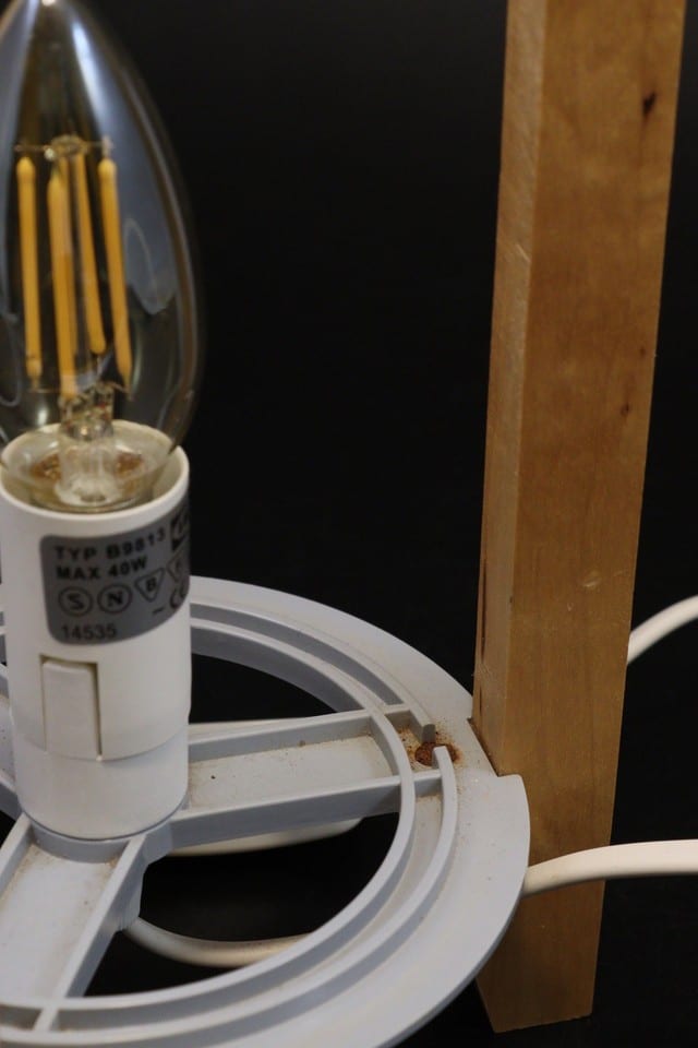 IKEA lampe tripode Porffylit rocket table lamp vintage 1990 — photo 5