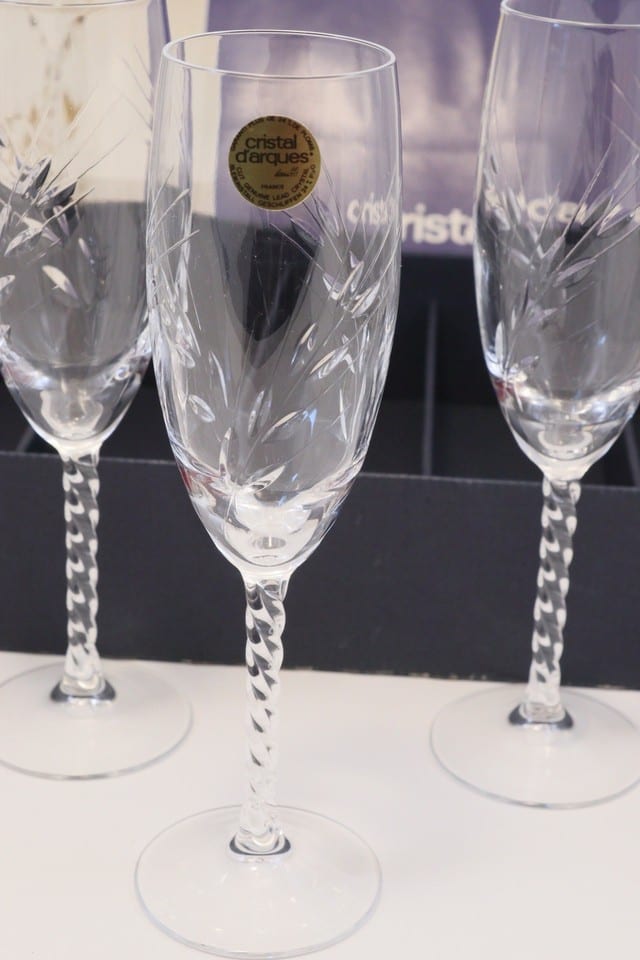 6 flûtes à champagne cristal d’Arques modèle Fleury taille Épis 17 cl — photo 6