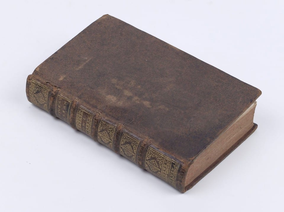Livre ancien 1698 LE NOUVEAU TESTAMENT, Évangiles Jésuite Vulgate Louis Josse