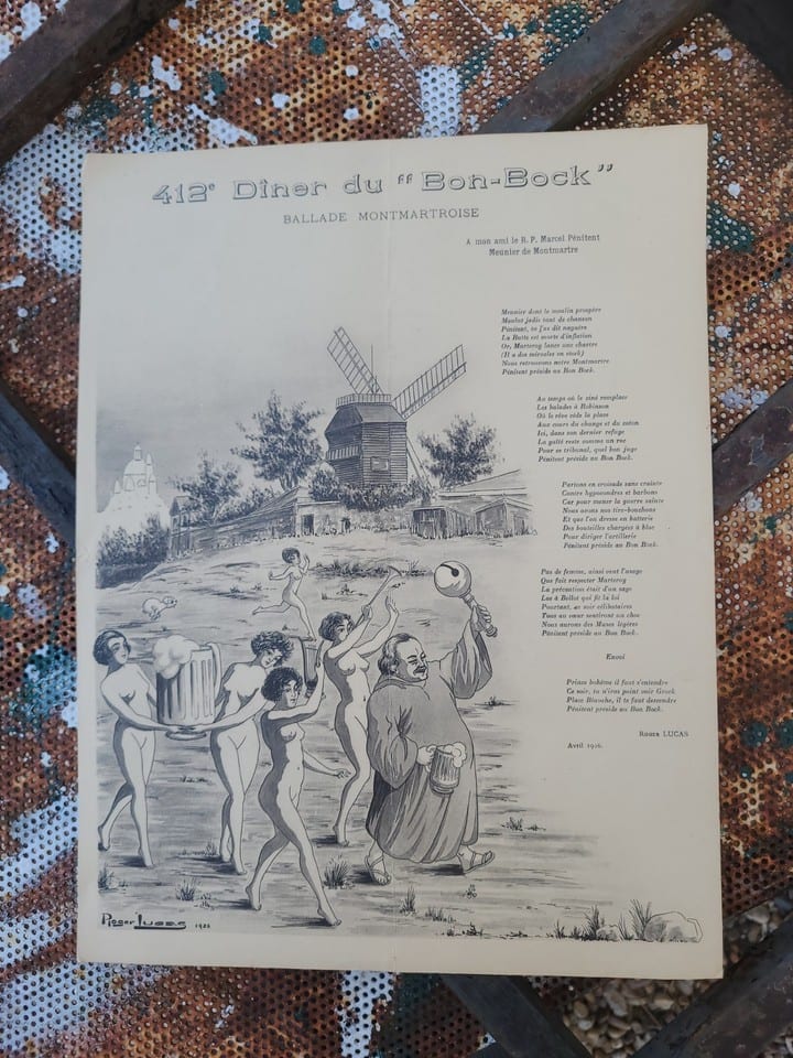 Un programme du 412e Diner du Bon Bock