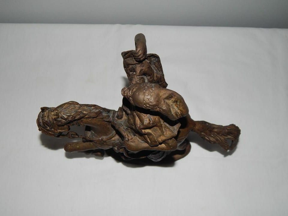 AUTHENTIQUE et ANCIENNE Sculpture en BRONZE RHV de DERME MOROU à OUGADOUGOU — photo 7