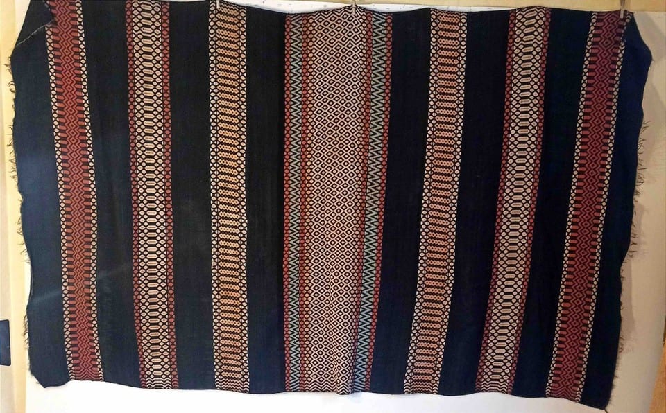 Tissu berbère Tenture, tapis, tapisserie, dessus de lit Années 40 — photo 5