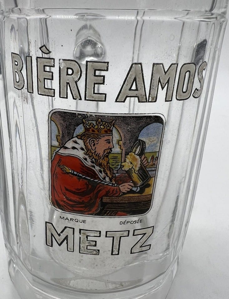 Verre À Bière Émaillé  « Amos Metz  » — photo 2