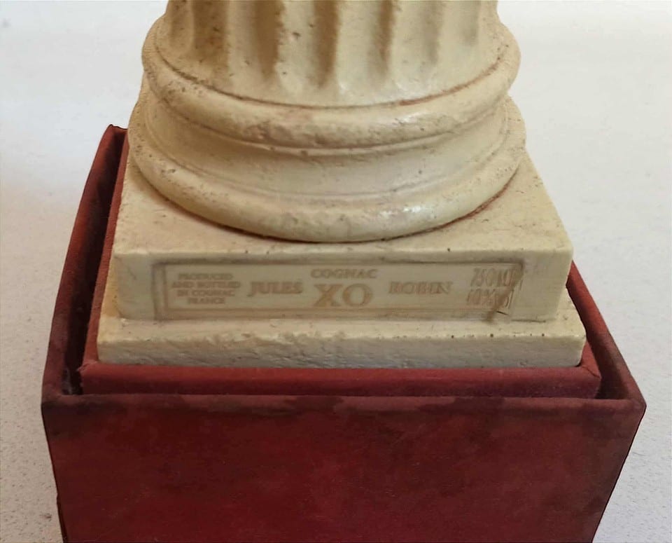 Bouteille collection Old Jules Cognac Robin forme colonne 750 ml — photo 8