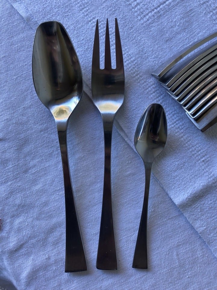 Ménagère en inox vintage, Guy Degrenne, modèle Jet — Foto 4