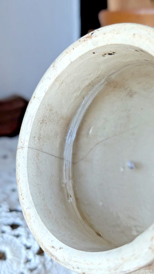 Ancien pot d'apothicaire - grès vernissé  « Seidlitz Powders »  Indiana US — photo 7