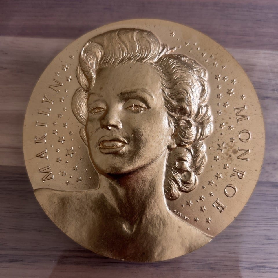 Médaille Bronze Marilyn Monroe Année 1988 Monnaie De Paris