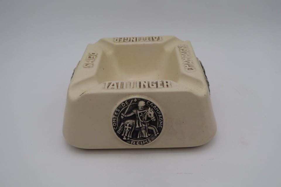 Ancien cendrier publicitaire Taittinger Champagne Reims – Comtes de Champagne — photo 2
