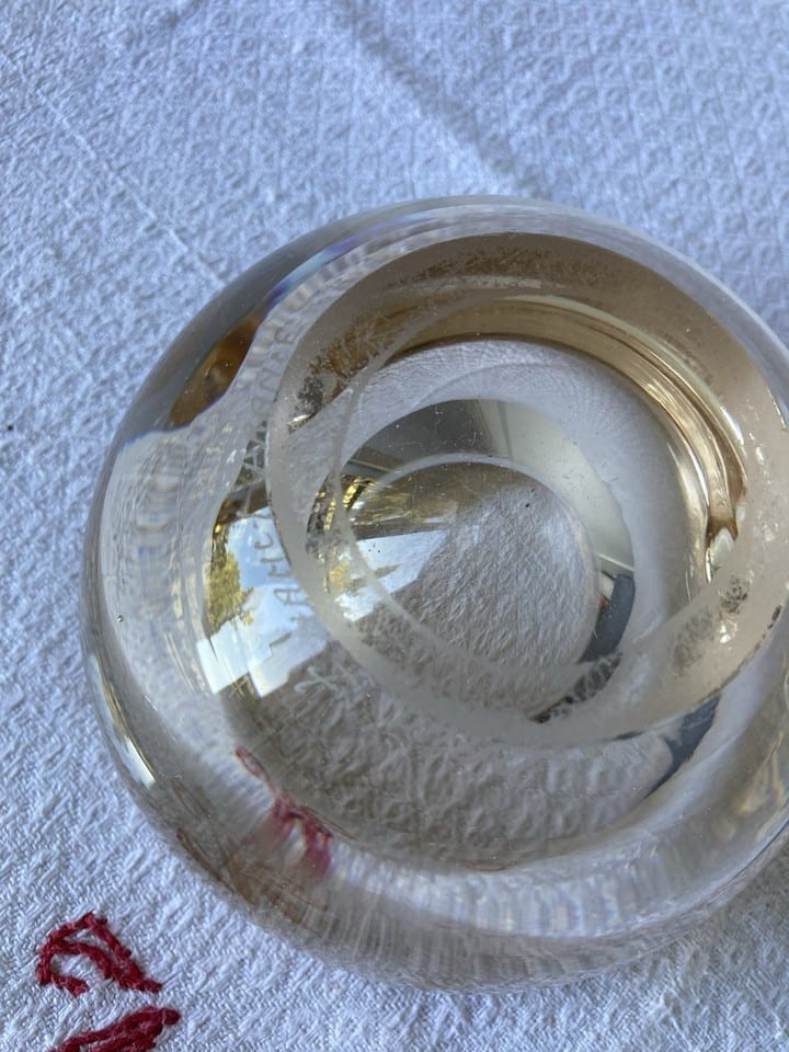 Vide poche, cendrier en cristal Daum Nancy France — foto 4