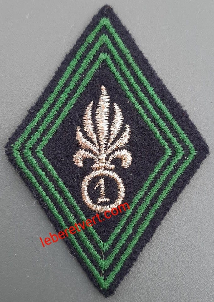 Losange de bras 1° REP Légion Etrangère Parachutiste AFN ORIGINAL