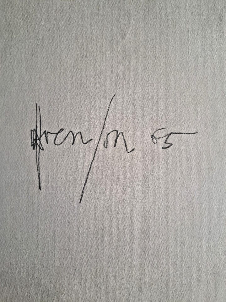 TABLEAU DESSIN ENCRE ( N °1 ) Exquise de sauterelles H 65 X L 50 CM — photo 2