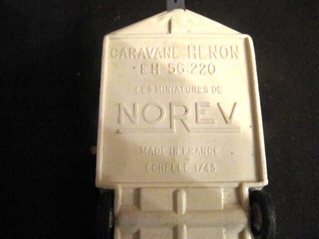 Voiture miniature Caravane Henon Norev N°99 EH 56220 / 1/43 — photo 4