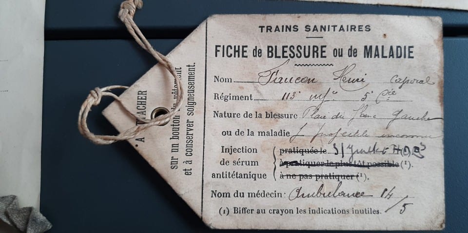 WW1 Lot Poilu Blessé 113° Régiment Toulon 1914-1918 Croix de Guerre Documents — foto 4