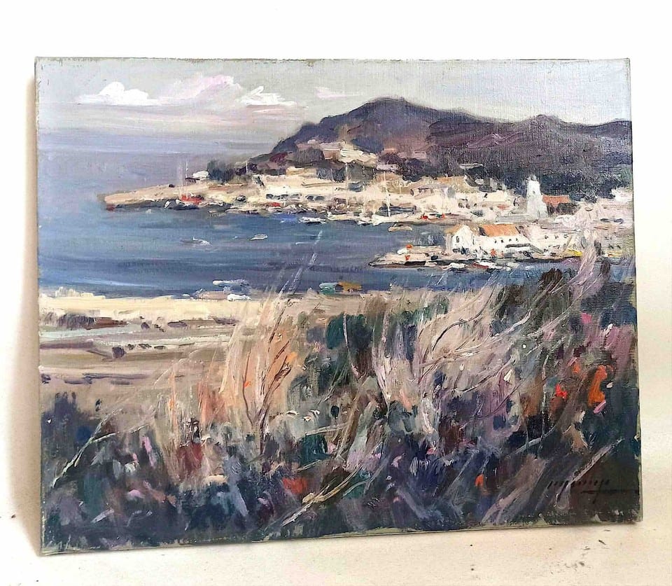 Paysage marin côtier Huile sur toile de Jaume Mariné I Albamonte — photo 7