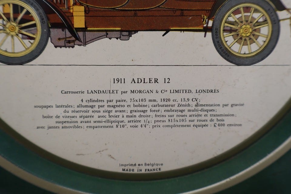 Plateau publicitaire ancien Groupe d’Assurances Mutuelles de France – Adler — photo 4