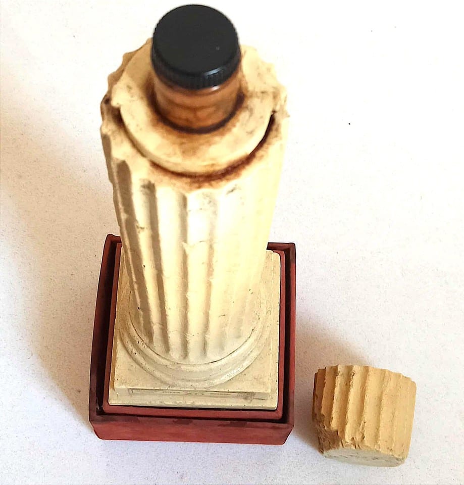 Bouteille collection Old Jules Cognac Robin forme colonne 750 ml — photo 6